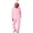 Pink, variant on Xinsrenus Women's Cute Fleece Hooded Jumpsuit Loose Long Sleeve Warm Loungewear Fall Winter Casual Sleepwear