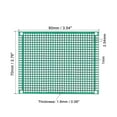 thumbnail image 2 of Uxcell PCB Board Double Sided Prototyping Boards Plated Through Holes 70mmx90mm, Green 4 Count, 2 of 5