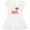 AA-White, variant on Cancun Mexico Sunset Girls Baby Dress