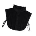 thumbnail image 3 of Cuello falso para damas, elegante cuello falso para uso diario, camisetas, vestidos y ropa. Negro, 3 of 9