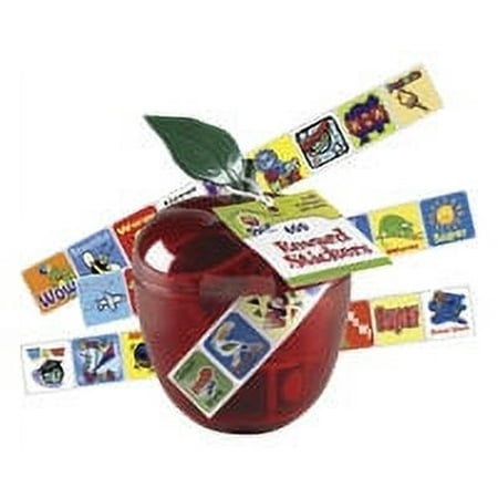 UPC: 0029444514805 | Pacon PAC51480 Plastic Apple Reward Stickers 600 / Pack Red