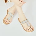 thumbnail image 5 of Ataiwee Women's Flat Slide Sandals - Comfortable Cute Summer Flops., 5 of 7