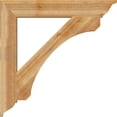 thumbnail image 3 of Ekena Millwork 6"W x 42"D x 42"H Legacy Traditional Rough Sawn Bracket, Western Red Cedar, 3 of 4