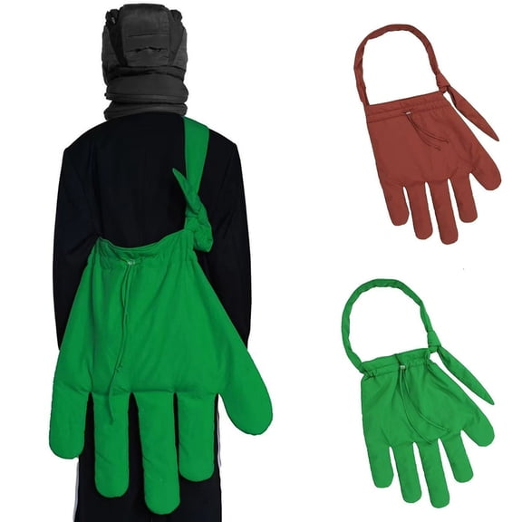 LILIYA Halloween Nylon Large Glove Crossbody Bag Women Fashionable Shoulder Bag Tote bag Everyday Casual Travel Interesting Shapes for Trick Or Treating