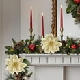 thumbnail image 6 of Fabric Christmas Flower Decoration For Tree Wedding Party And Banquet Hall Holiday Styling, 6 of 6