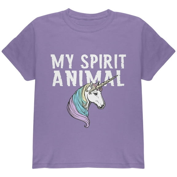 Old Glory Youth My Spirit Animal Unicorn Short Sleeve Graphic T Shirt