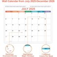 thumbnail image 2 of Wall Calendar 2025-2026 Premium Paper with Twin-Wire Binding, 2 of 7