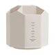 thumbnail image 1 of Portalápices, multifuncional, estante de almacenamiento para material de arte de oficina, giratorio, color blanco roto, 1 of 5