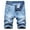 Blue#2, variant on LEBONYARD Summer Womens Shorts,Women's Shorts in Popular Patterns,,Men Summer Jeans Hommes Shorts Skate Board Fashion Jean Plus Size