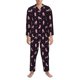thumbnail image 3 of Fotbe Poodle Dog Pijama de Hombre con Estampado de Manga Larga, Conjunto de 2 Piezas, Ropa de Dormir Suave y Cómoda con Bolsillos-Medium, 3 of 7