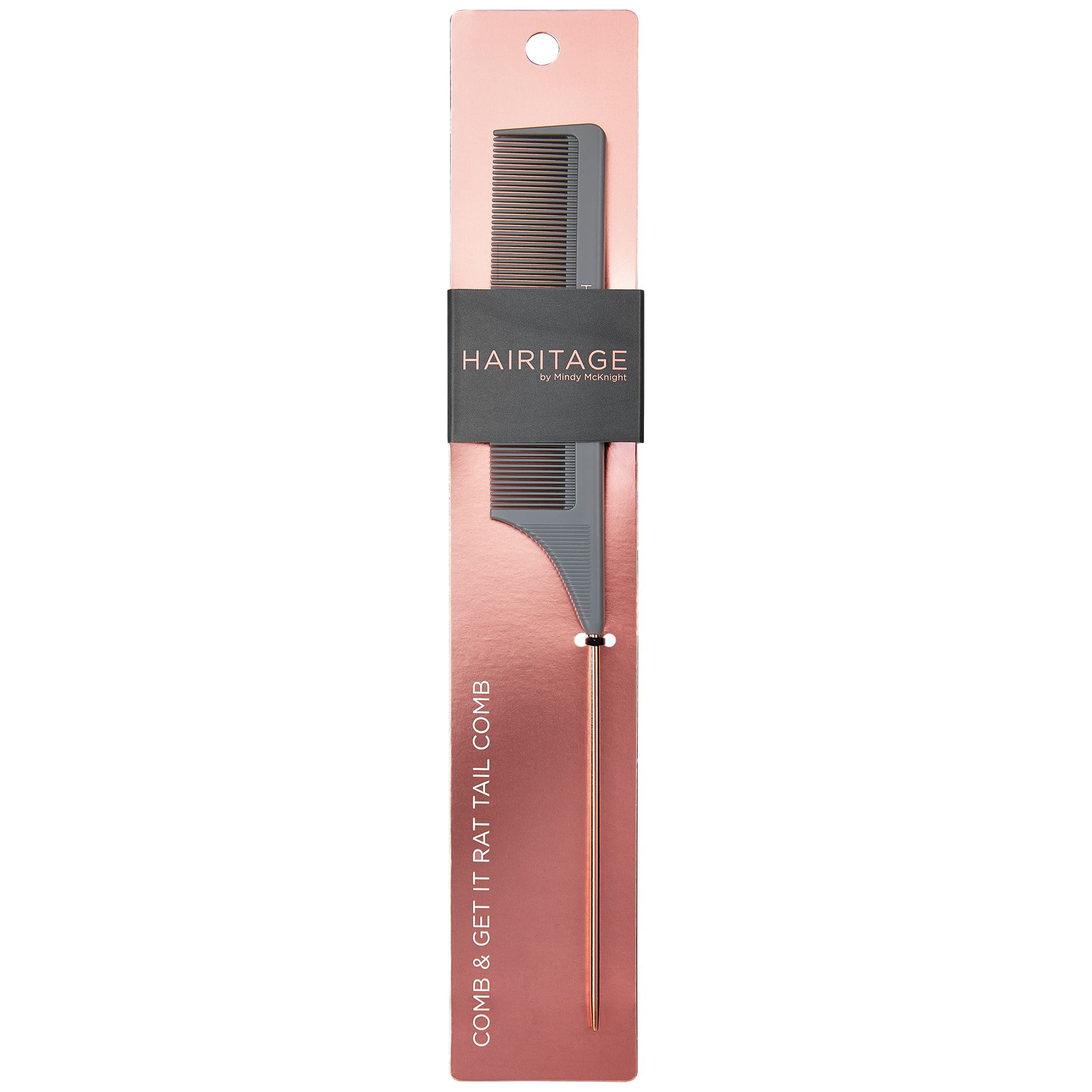 Hairitage Comb and Get It Rat Tail Hair Comb, 1 PC