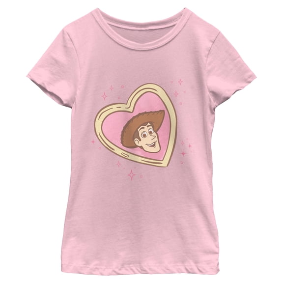 Girls Toy Story Woody Heart Locket T Shirt