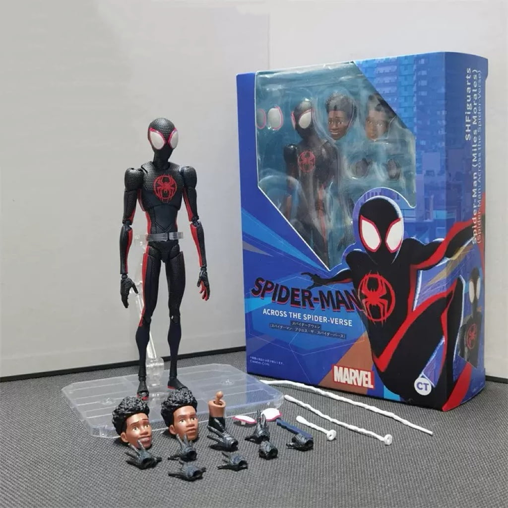 Spider Across the Verse Movable Action Figure Model Replaceable Box Set