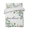 thumbnail image 2 of Eucalyptus Twin XL Size Down Alternative Comforter, Lightweight Comforter Quilt Bedding Set with Pillow Shams Sage Green Vines Branch Watercolor Plant All Seasons Bed Comforter Duvet Insert 68"x98", 2 of 7
