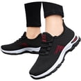 thumbnail image 4 of Dsscvnef Espadrilles Décontractées pour Femmes Respirantes à Enfiler Chaussures de Marche Confortables Plateforme Chaussures de Sport pour Gym Course Extérieur Usage Quotidien, 4 of 9