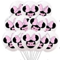 thumbnail image 4 of Globos de látex para fiesta de cumpleaños con temática de Minnie Mouse, 10 o 20 unidades, 12 pulgadas, suministros para fiestas, decoraciones para fiestas de baby shower para niñas, regalos, 4 of 5