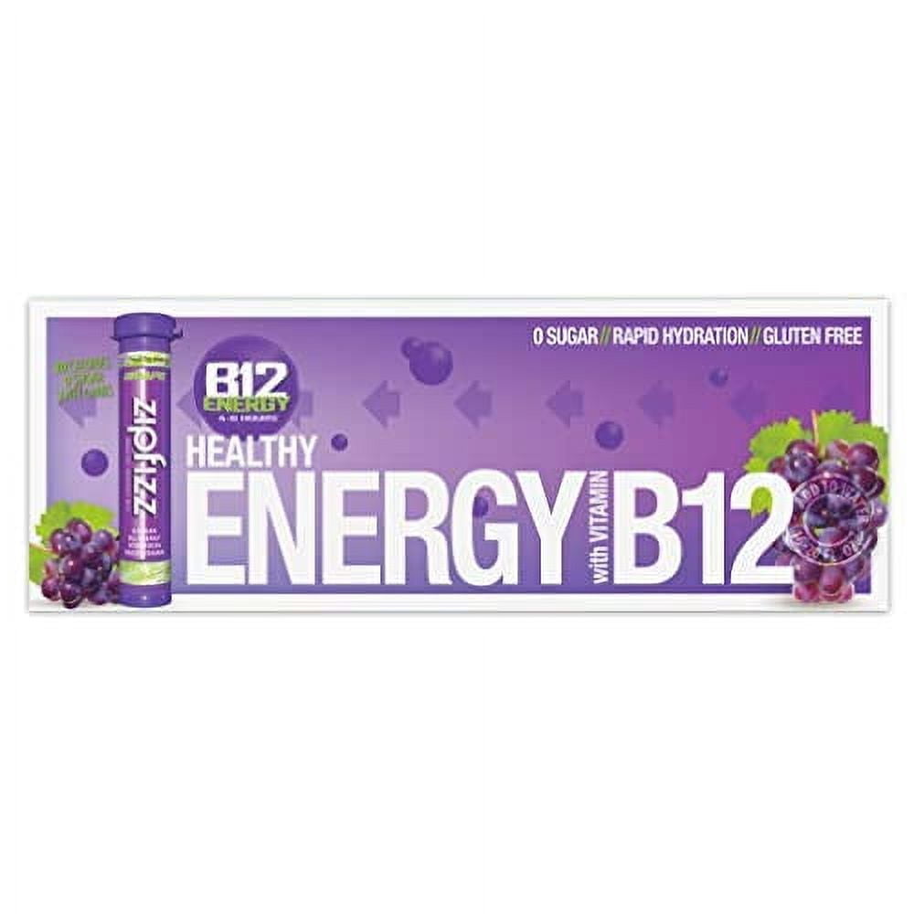 Zipfizz Energy Drink Mix, Grape (30 Count)