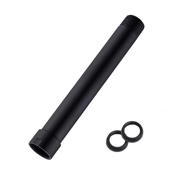 Giaone Shower Extend Pipe Tube Round Shower Head Extension Rod Bathroom Accessory
