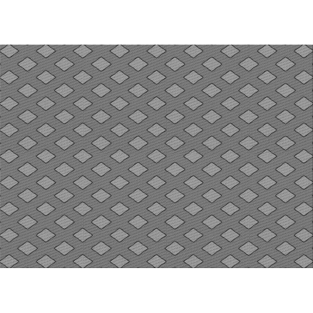 Ahgly Tapis Rectangulaire Lavable en Machine Intérieur Transitionnel Gris Carbone, 3 Pieds x 5 Pieds