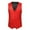 Red, variant on Odeerbi Suit Vest for Men 2025 Fashion Blazer Waistcoat Solid Single Breasted Stage Vest Tops Blouse with Pockets Black