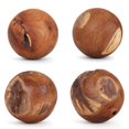 thumbnail image 5 of Natural Teak Ball - Orb Wooden Balls - Teak Root Decorative Balls for Centerpiece Bowls (10") - 2-Pack, 5 of 5