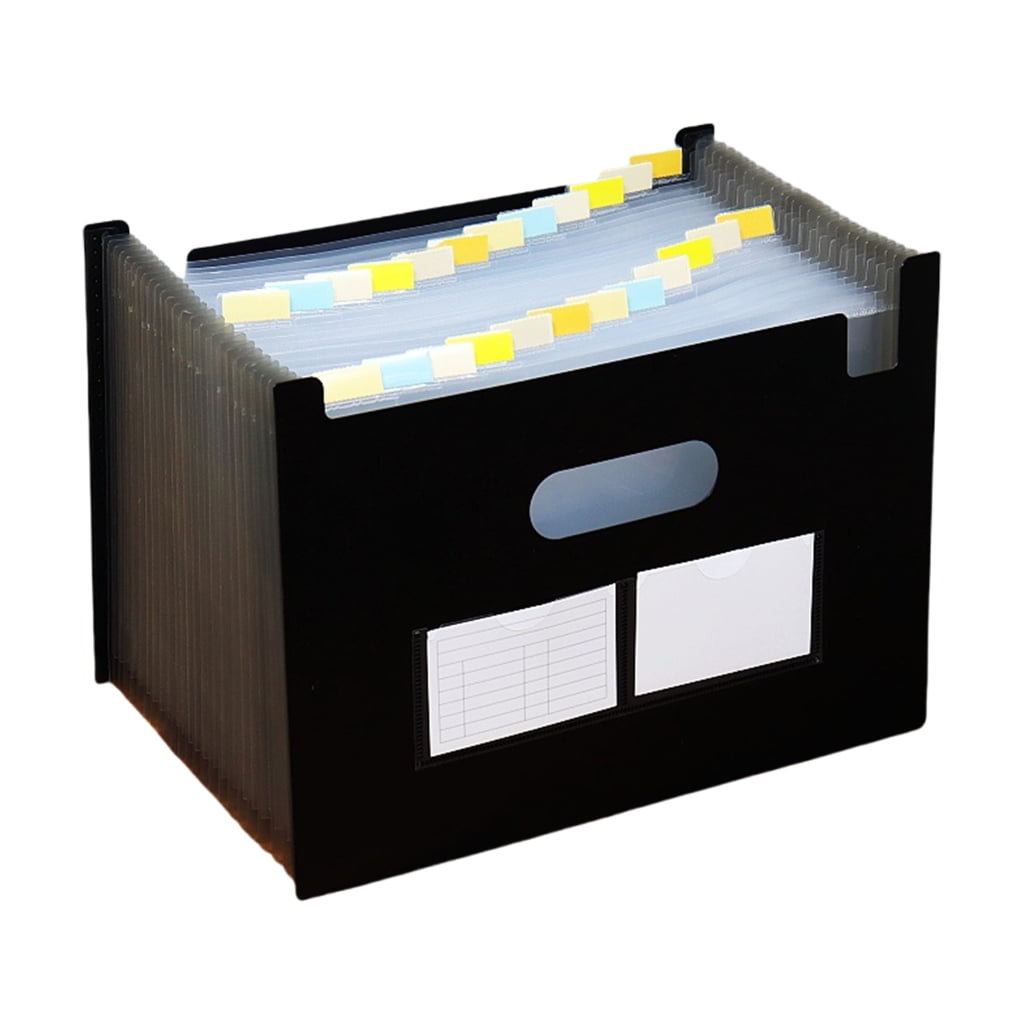 A 4 Accordions File Folder Document Organiser Large Capacity File Organiser