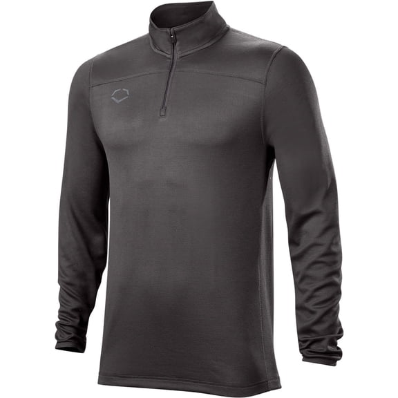 Evoshield Men's Lightweight 1/4-Zip Baseball Training Pullover Charcoal 3XL