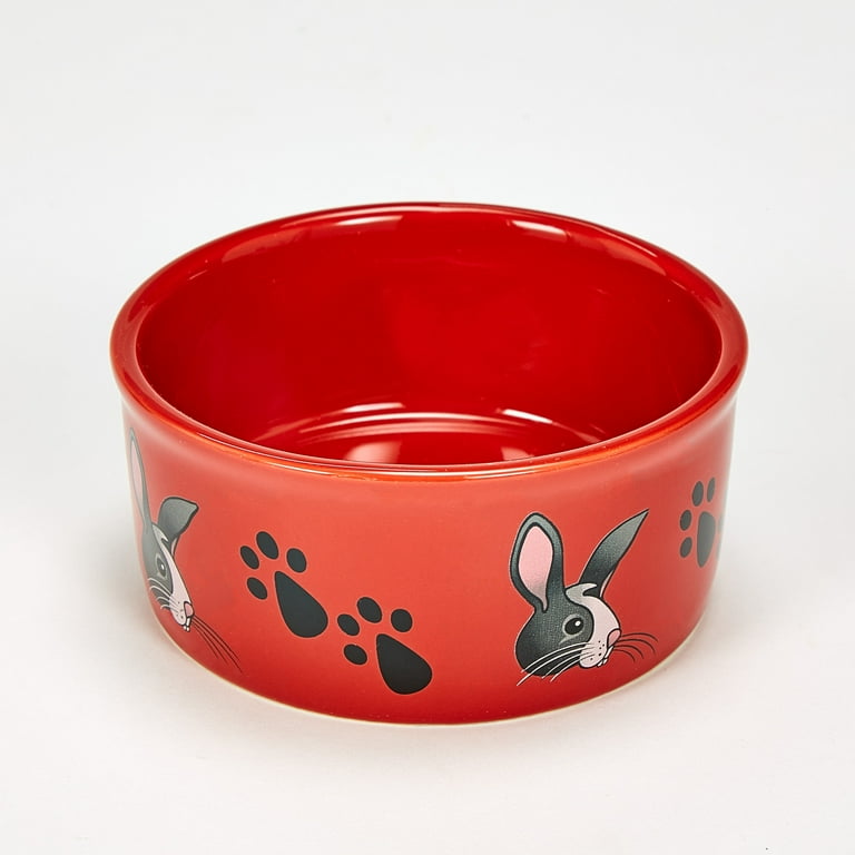 KAYTEE PAW-PRINT PETWARE BOWL RABBIT KAYTEE PAW-PRINT PETWARE BOWL RABBIT