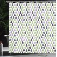 thumbnail image 3 of Ambesonne Nature Shower Curtain, Minimalist Rain Drops Print, 69"Wx70"L, Pale Mauve, 3 of 4