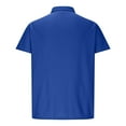 thumbnail image 5 of hotojiny Golf Shirts for Men Solid Color Short Sleeve Performance Work Tee Button Collared Athletic Training Summer Tops, 5 of 6