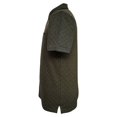 thumbnail image 4 of Playera Polo George para Hombre, de Algodón Reciclado Diseño con Rombos Verde Militar Talla CH, 4 of 4