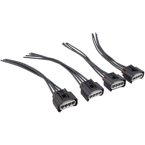 Ignition Coil Connector Set of 4 Compatible with 2002 2011 Toyota