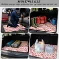 thumbnail image 3 of COEQINE Trunk Liner for SUV, Anti-Slip Cargo Mat Car Boot Protection Dust-proof Dog Seat Cover Fit for SUV, Sedan, Truck, 29 x 39 Inches, Pink Brown Leopard Print, 3 of 7