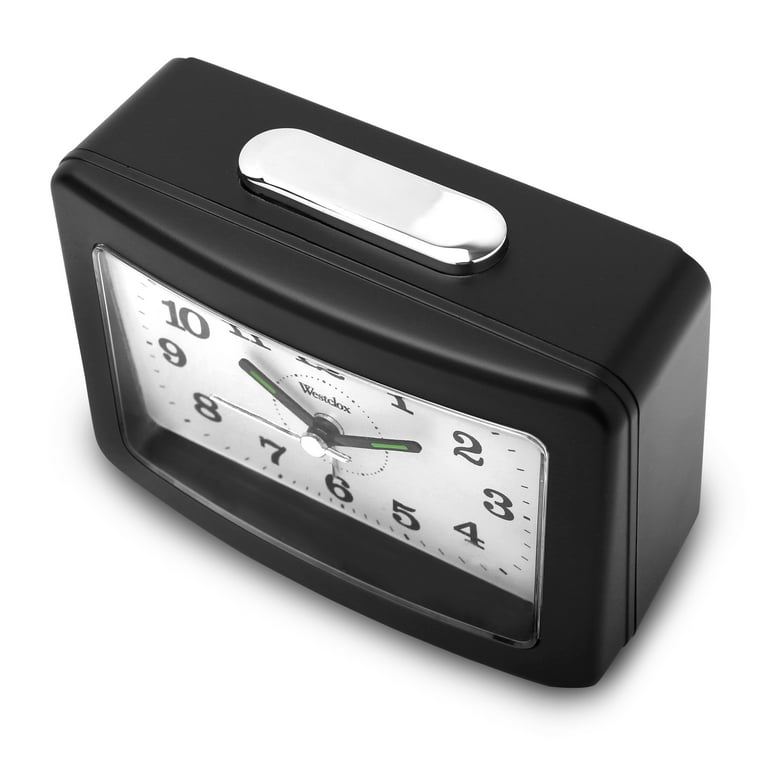 47550- Westclox Loud Bell QA Alarm Clock with Silent