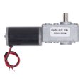 thumbnail image 2 of Self Locking Worm Motor, DC24V Aluminum Alloy Shell Multifunctional  Conductivity Reversible Speed Reduction Motor 634JSX-31ZY  for Intelligent Robots, 2 of 7
