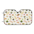 thumbnail image 7 of Balery Sushi And Rolls Windshield Sun Shade, Car Front Window Sunshade Cover ,Automotive Interior Portected Blocks Uv Rays For Car Pickup Truck Suv Accessories- Small, 7 of 7