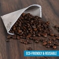 thumbnail image 5 of Zulay Kitchen Reusable Stainless Steel Pour over Coffee Filter - 1-2 Cup, 5 of 7