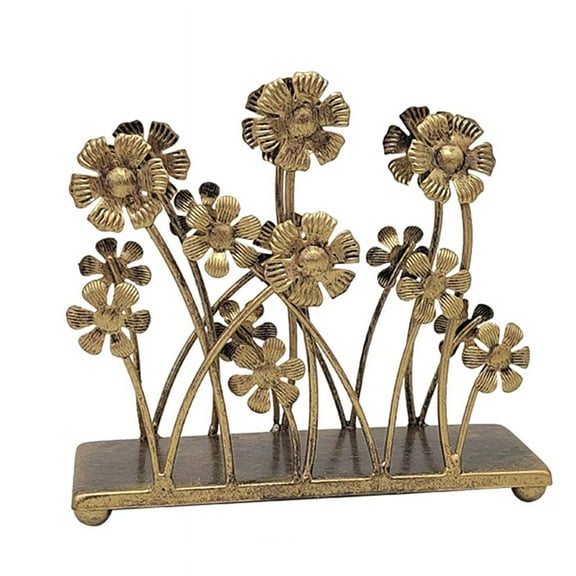 Vintage Iron Art Napkin Holder for Table,Sunflower Tissue Holder