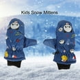 thumbnail image 3 of 2pcs Kids Snow Mittens,Waterproof Windproof Cute Pattern Toddler Winter Gloves for Outdoor Activities, 3 of 7