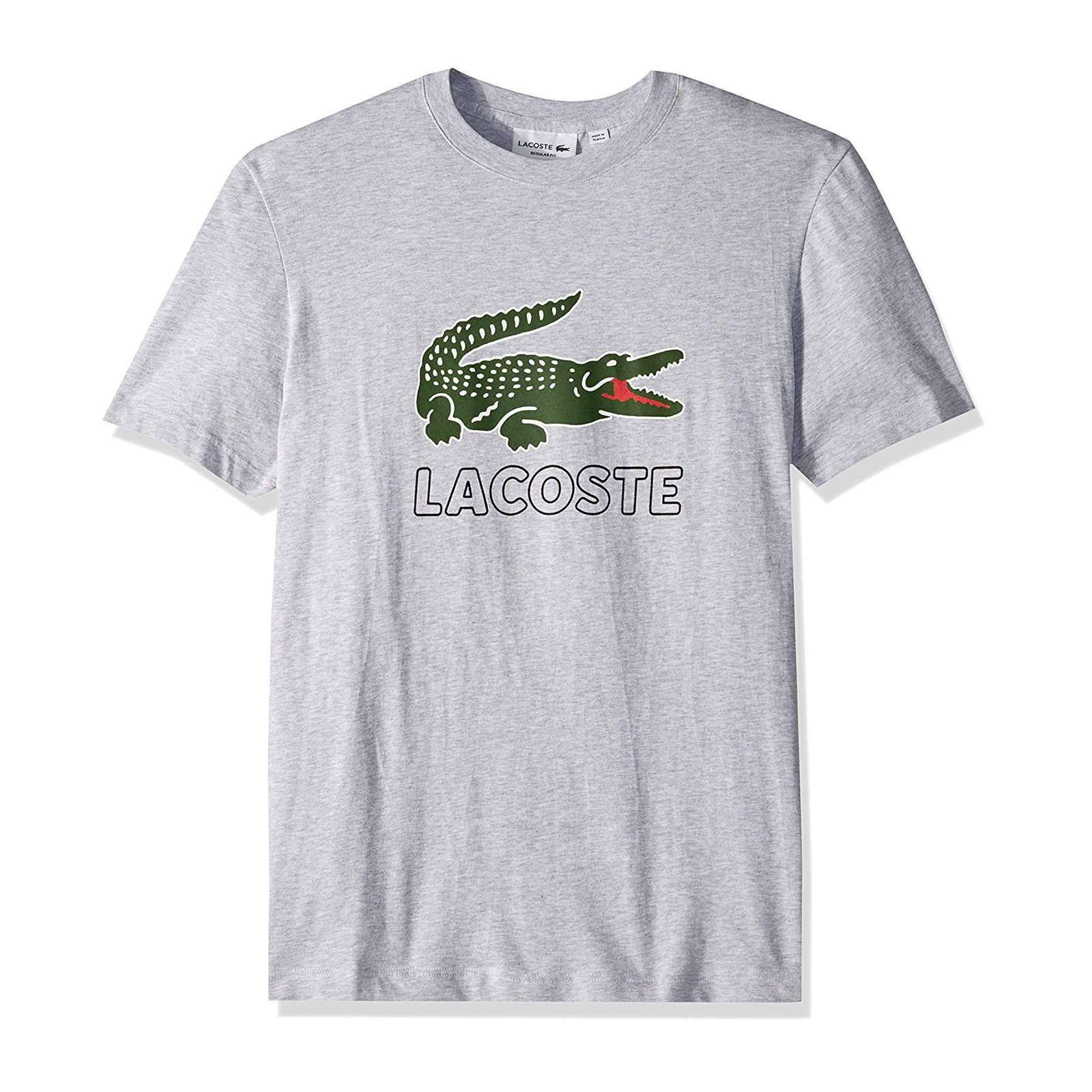 men's lacoste big croc t shirt