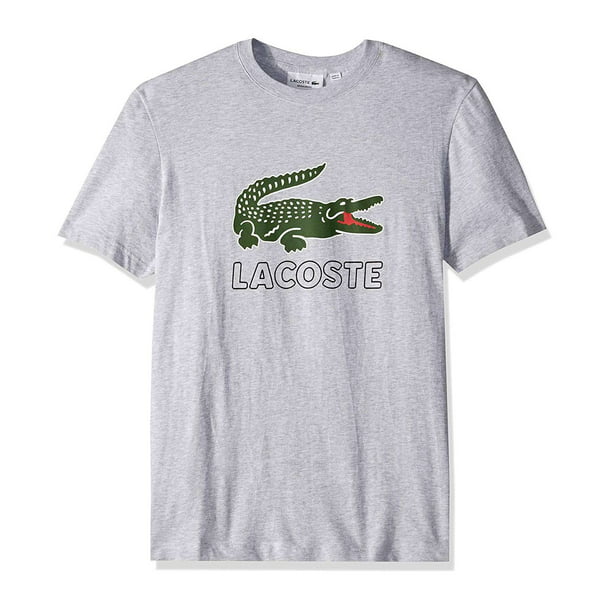 Hjelm tæppe Depression Lacoste Men Big Croc Script T-Shirt - Walmart.com