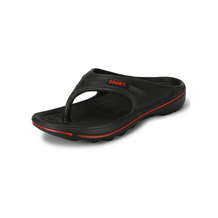 

Lacyhop Mens Flip Flops Comfort Beach Sport Athletic Soft Thong Sandals Anti-slip