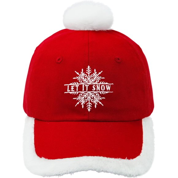 shiyou-Peace Love Hope Snow Merry Christmas Baseball Hat Embroidered Christmas Hats Adults Embroidered Custom Baseball Cap