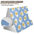 thumbnail image 2 of FORMRS A4 Clipboard Folder with Pen Holder Horizontal Foldable School Office Binder, Playful Fried Eggs, 2 of 9