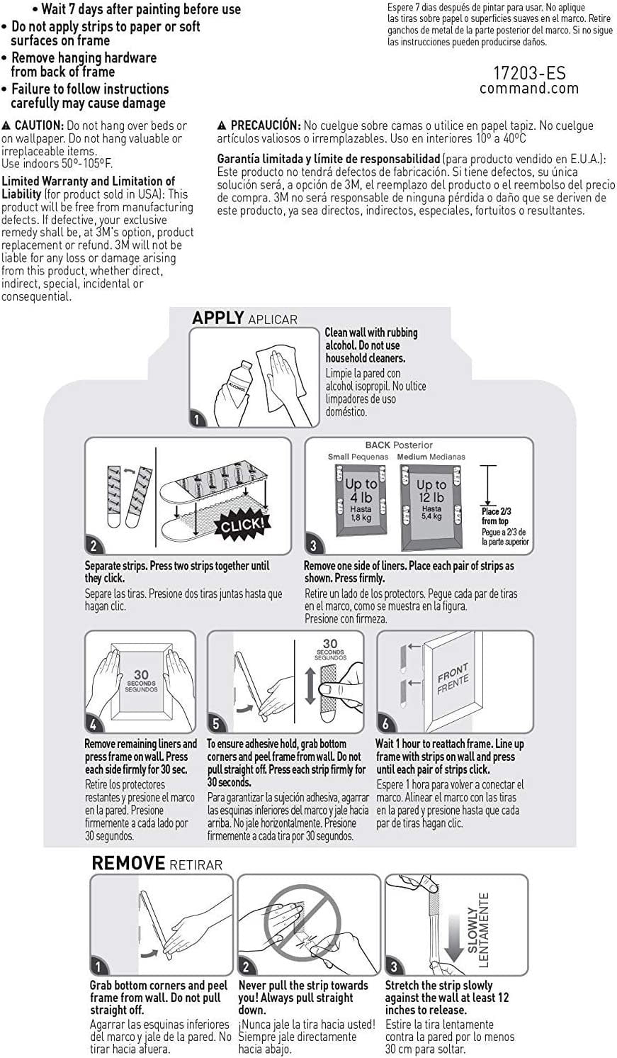 Command Picture Hanging Strips Value Pack, Medium 48-Pairs 17204-12ES