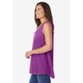 thumbnail image 3 of Woman Within Plus Size High-Low Tank, 3 of 6