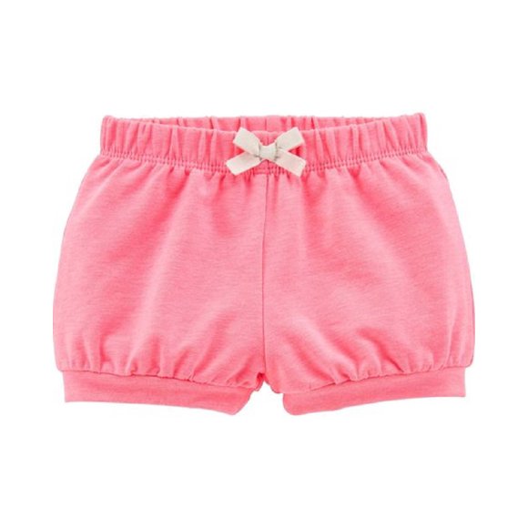 Carter's Shorts à Enfiler en Molleton Français pour Bébé Filles, Rose, 12 Mois