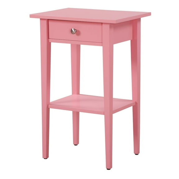 Glory Furniture Dalton Nightstand in Pink Color