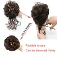thumbnail image 6 of Dylanm Women Honey Blonde Hair Buns, Curly Wavy Ponytail Hair Scrunchies, Hair Extensions Wrap Messy Hair Bun, 6 of 6