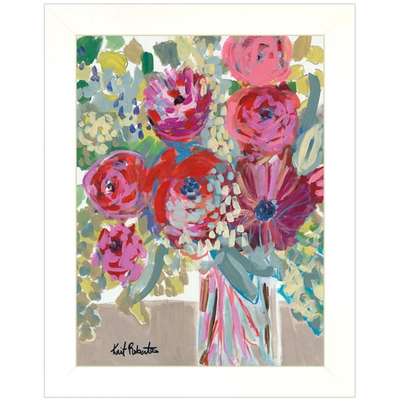 TrendyDecor4U Blooming In The Window Sill Kait Roberts Framed Print KR155-226